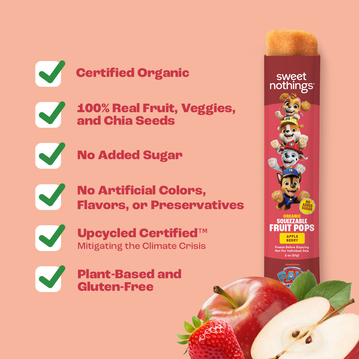 Apple Berry PAW Patrol Pops