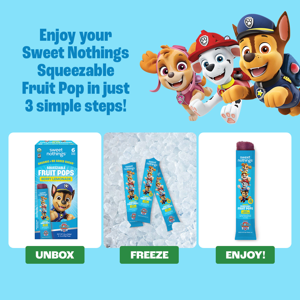 Berry Lemonade PAW Patrol Pops