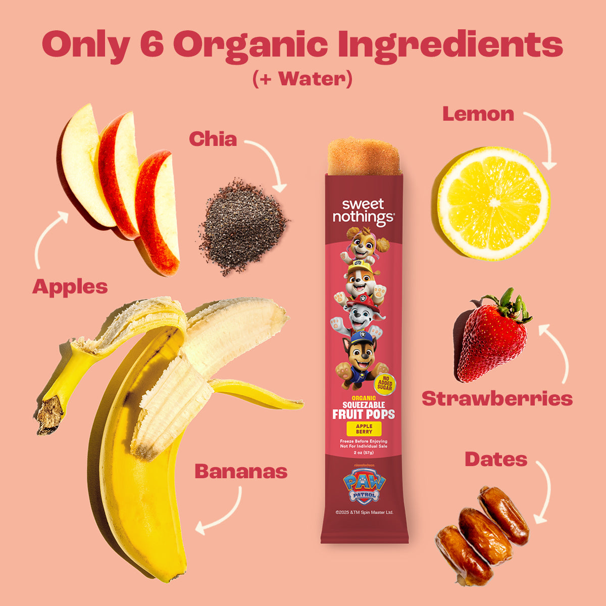 Apple Berry PAW Patrol Pops