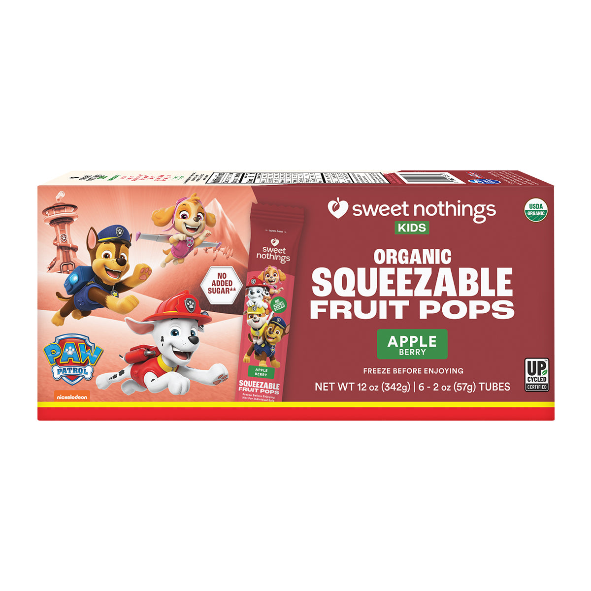 Apple Berry PAW Patrol Squeezable Fruit Pop