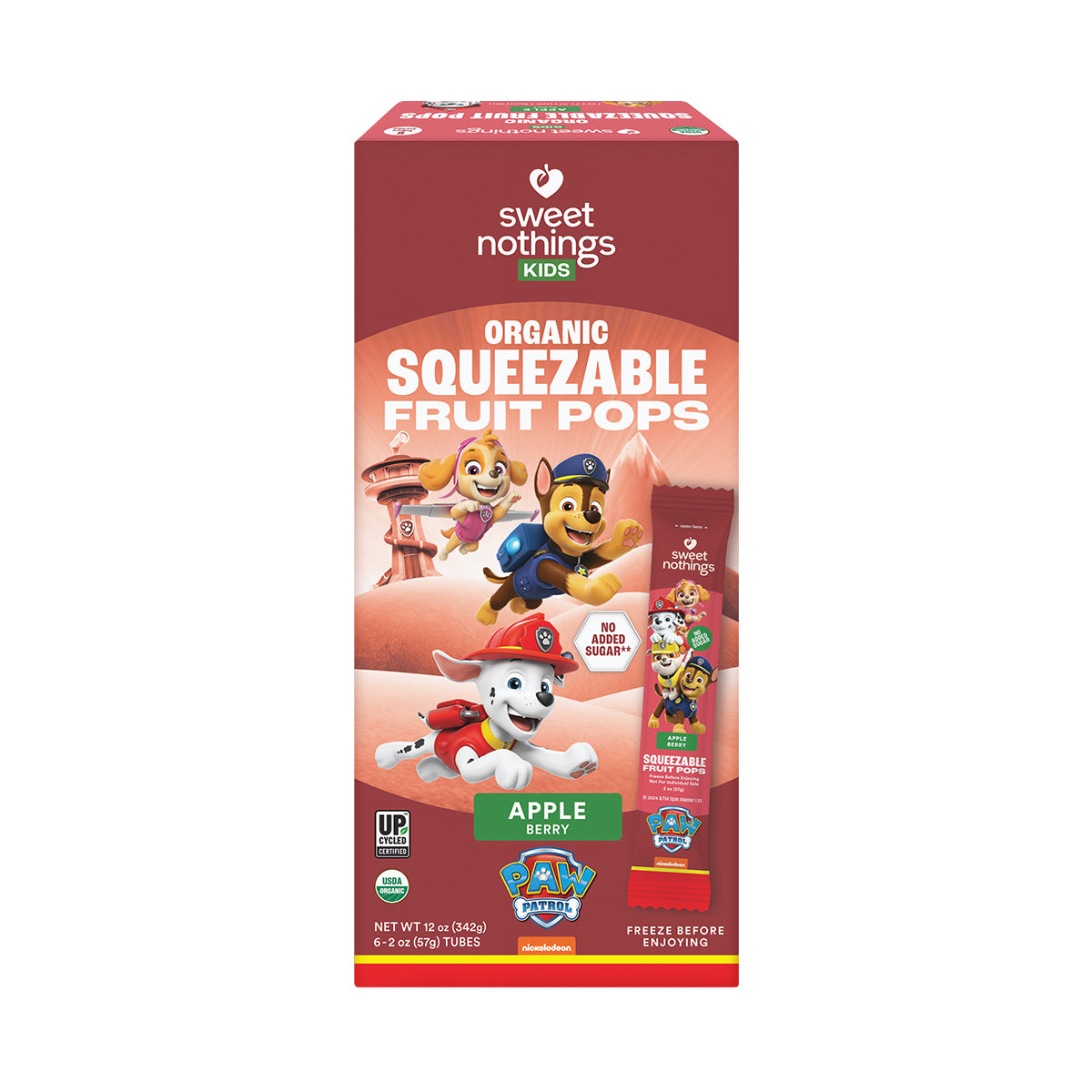 Apple Berry PAW Patrol Squeezable Fruit Pop