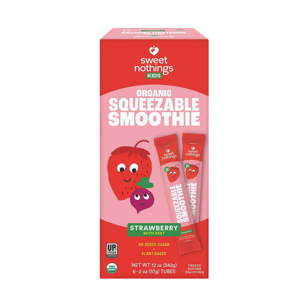 Strawberry Beet Squeezable Smoothie